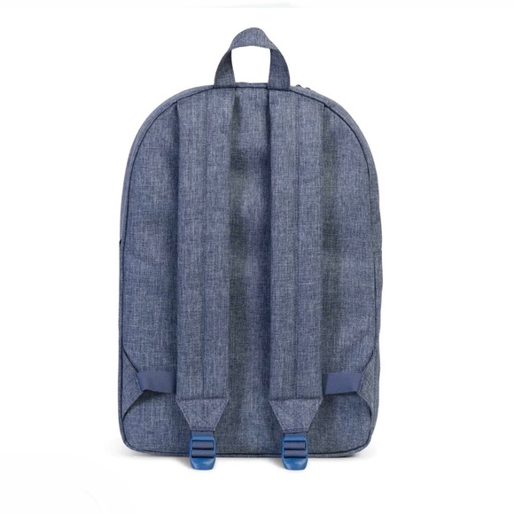 Herschel Classic Backpack in Dark Chambray Crosshatch - Picture 5 of 11